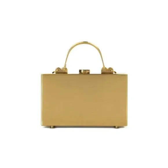 Brandon Blackwood Gold Slim Metal Trunk - Picture 2 of 3